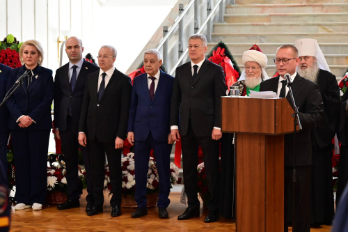 Делегация Народного Собрания – Парламента Республики Абхазия приняла участие в церемонии прощания с Председателем Государственного Собрания – Курултая Республики Башкортостан Константином Толкачёвым