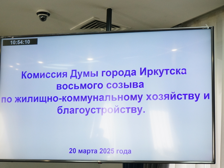 Шесть вопросов рассмотрели на комиссии думы Иркутска по ЖКХ