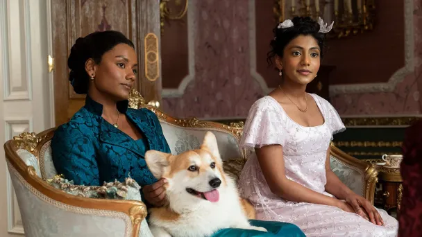 Кадр из сериала «Бриджертоны»