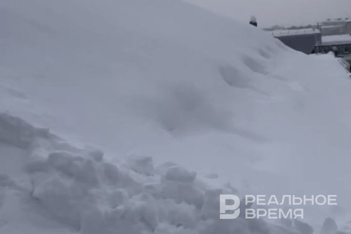 В Казани водитель с признаками алкогольного опьянения на автомобиле без номеров врезался в сугроб