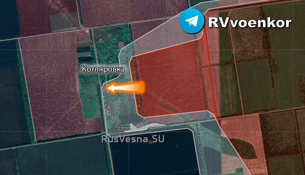 «Отважные» штурмуют Котляровку, продвигаясь к границе Днепропетровской области (КАРТА) | Русская весна