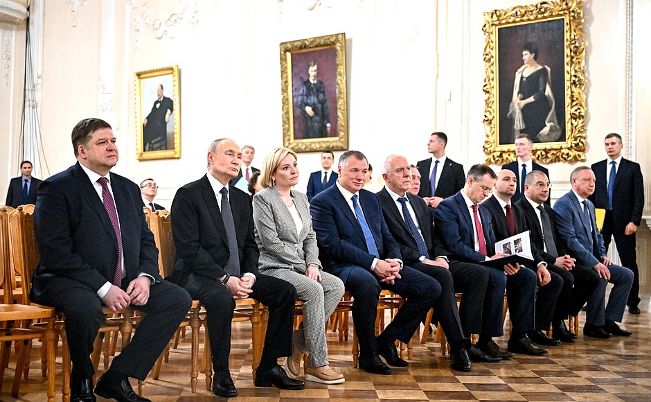 В ходе посещения Санкт-Петербургской государственной консерватории имени Н.А.Римского-Корсакова.