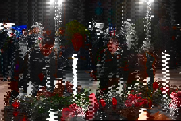 Руководитель дагестанского управления Росгвардии принял участие в памятном мероприятии