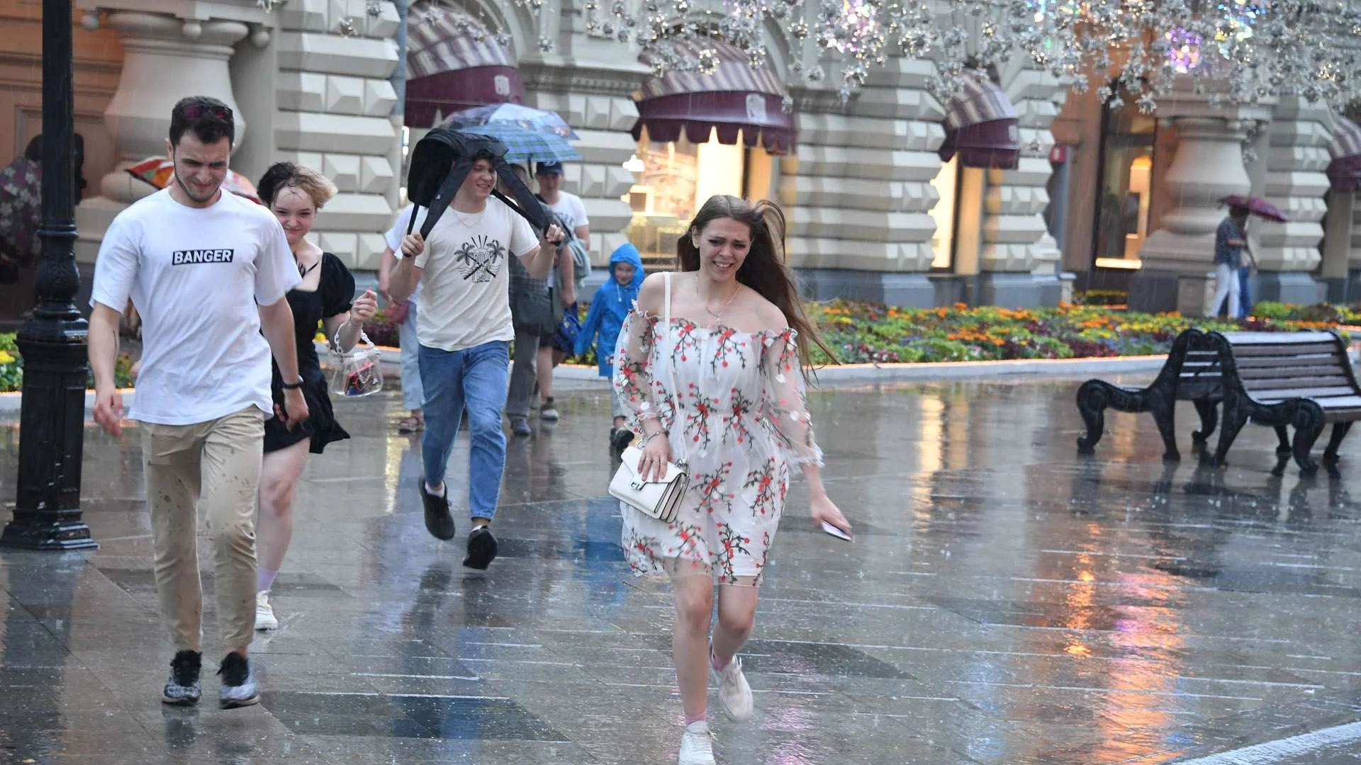В чем ходят в москве сейчас по погоде женщины