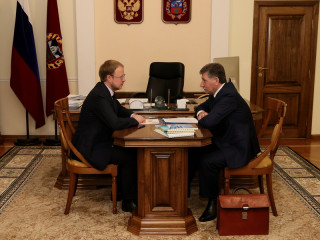 Встреча Виктора Томенко с Андреем Гинцем