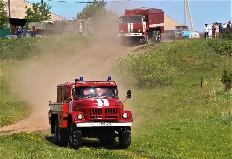 Пожарно-спасательная часть №1 города Анжеро-Судженск отмечает юбилей со дня образования