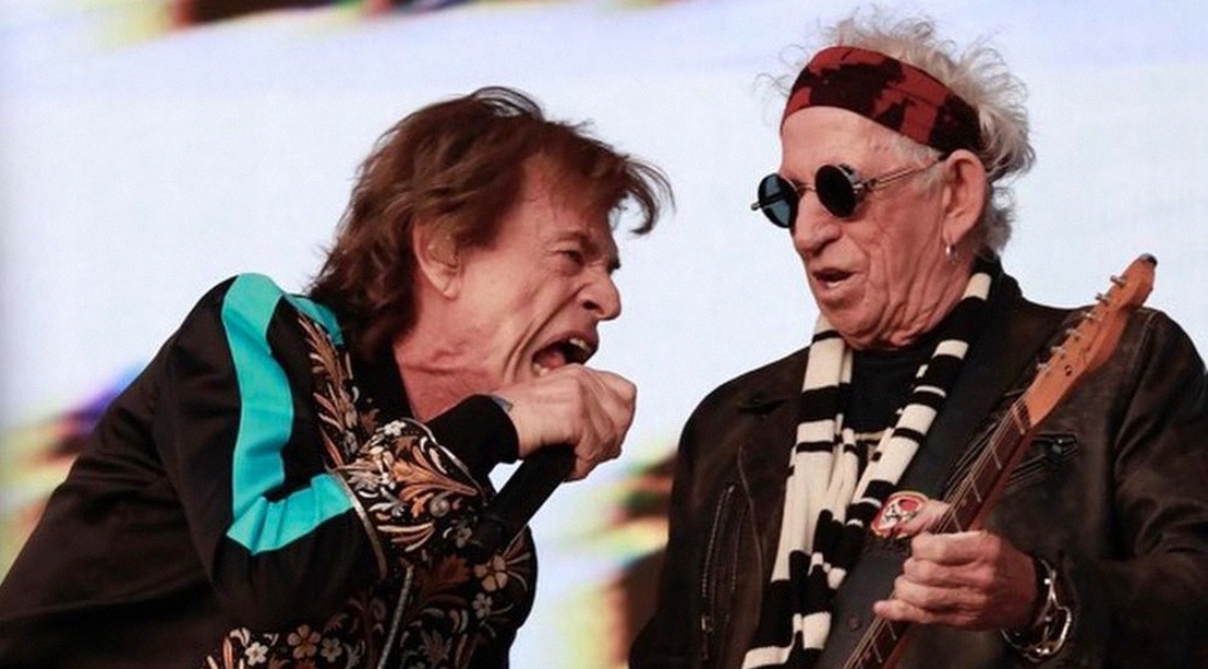 Мик Джаггер и Кит Ричардс из The Rolling Stones