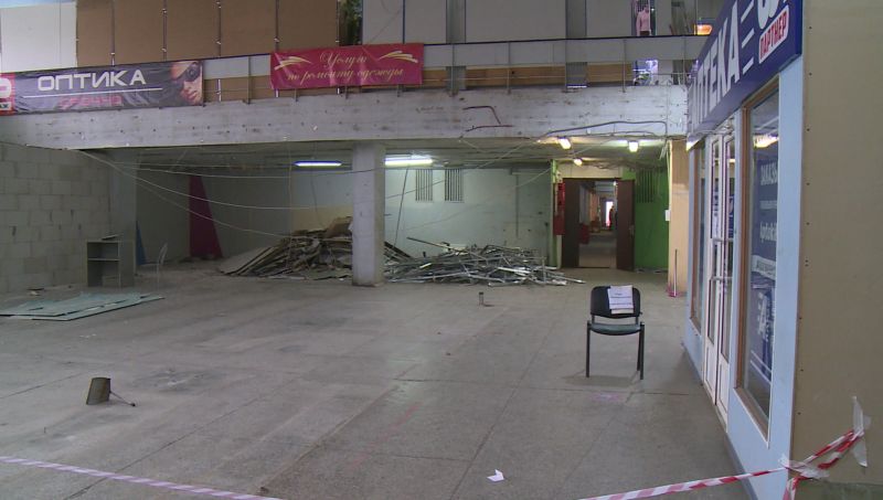 В торговом центре на Фабрициуса предприниматели покидают свои места. 