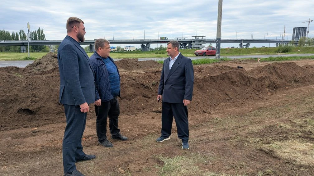 Сергей Барулин: в 5-м микрорайоне началось строительство новой пешеходной зоны