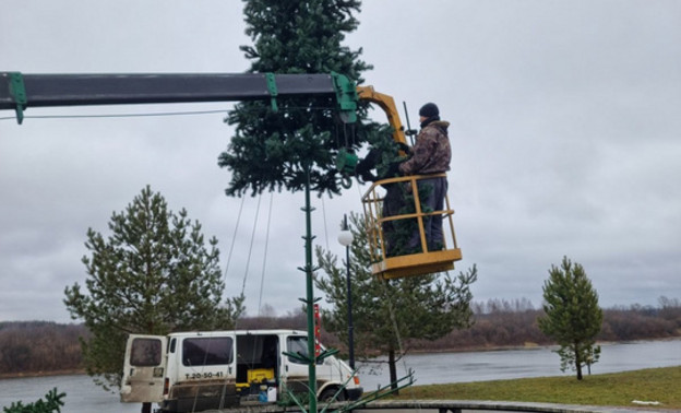 В Нововятском районе установят шесть новогодних елей