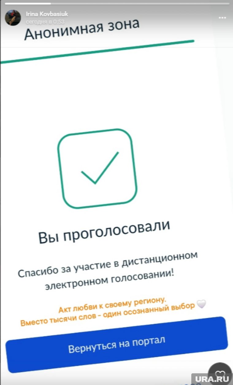 Пермячка проголосовала на выборах губернатора дистанционно