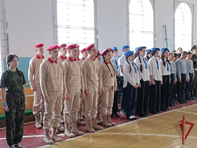 В Балее офицер Росгвардии принял участие в районном этапе соревнований «Зарница»