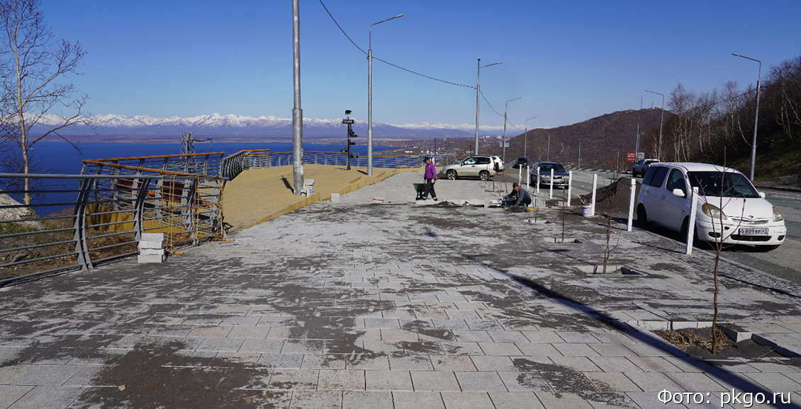Смотровая площадка на Высотной в Петропавловске-Камчатском не пережила даже одной зимы