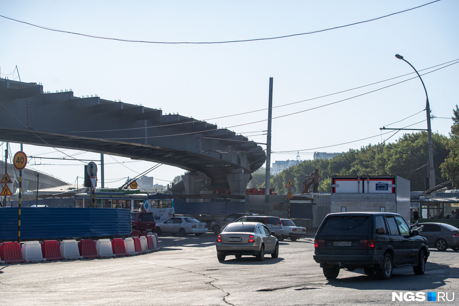 развязка на площади труда в новосибирске