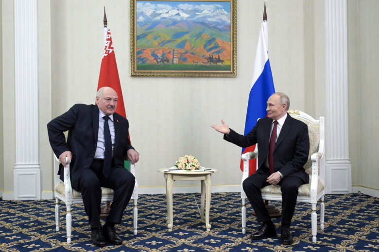 Александр Лукашенко и Владимир Путин