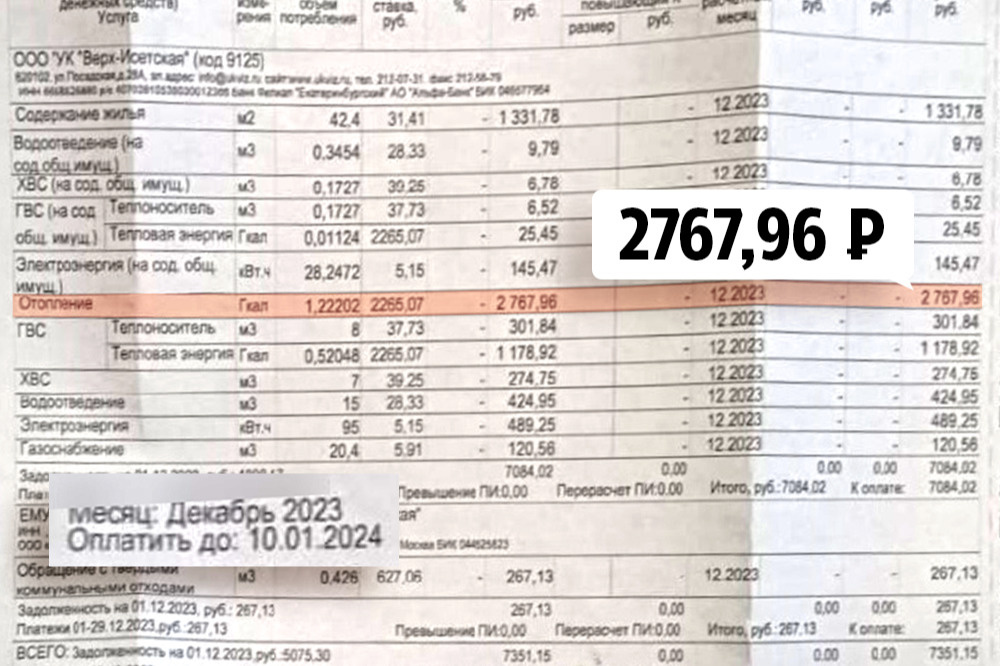 Декабрьская зарплата в январе 2023. Екатеринбургский ГВС.