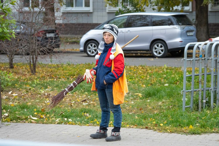 К сезону управляющие компании подошли с дефицитом дворников: вместо нормативных 2,2 тыс. человек в УК 1397 тружеников метлы и лопаты на 4,2 тыс. домов