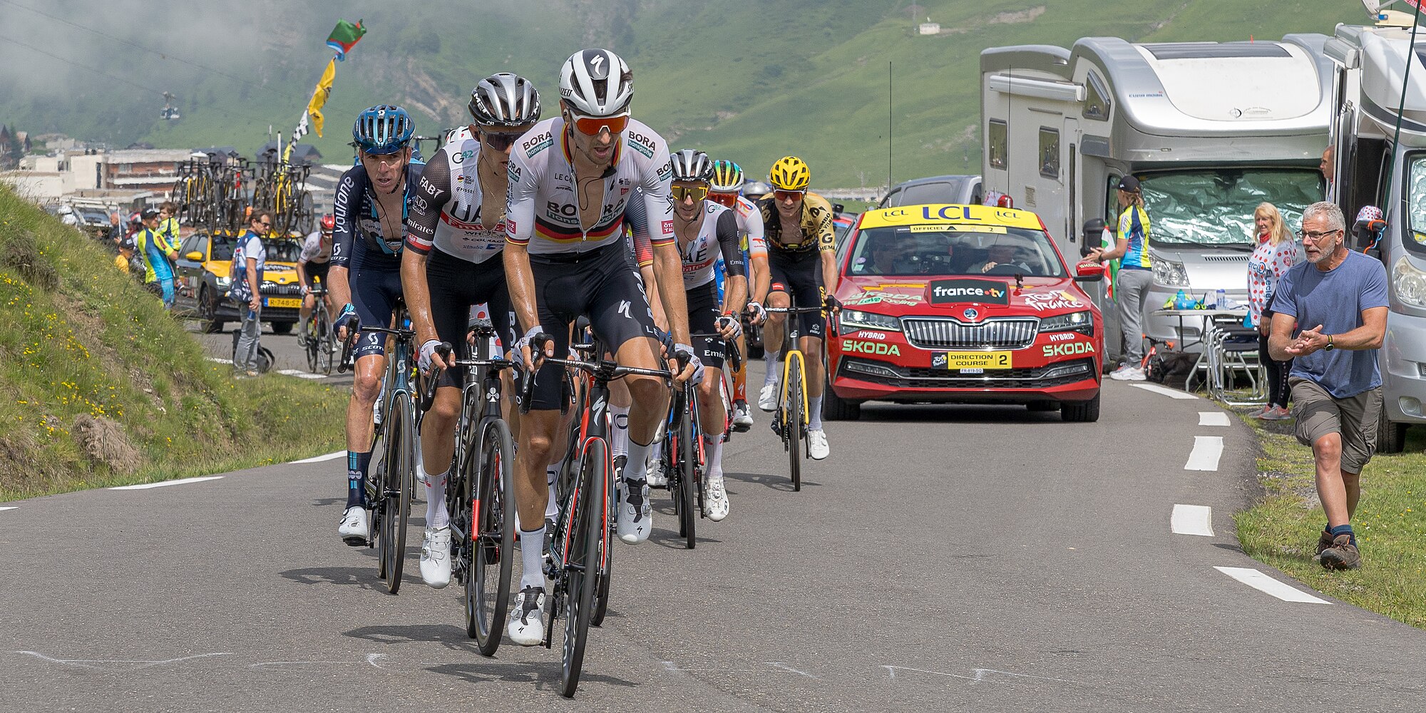 Норвежец Абрахамсен выиграл 11‑й этап многодневной велогонки «Тур де Франс»