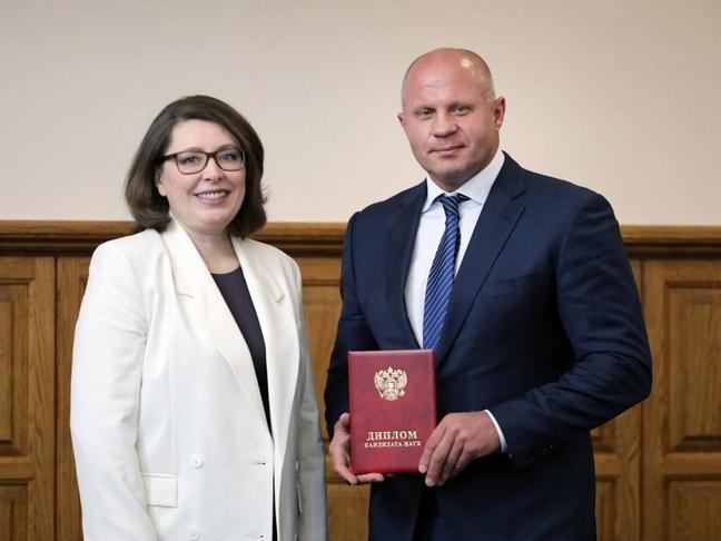 С ректором БелГУ Евгенией Карловской