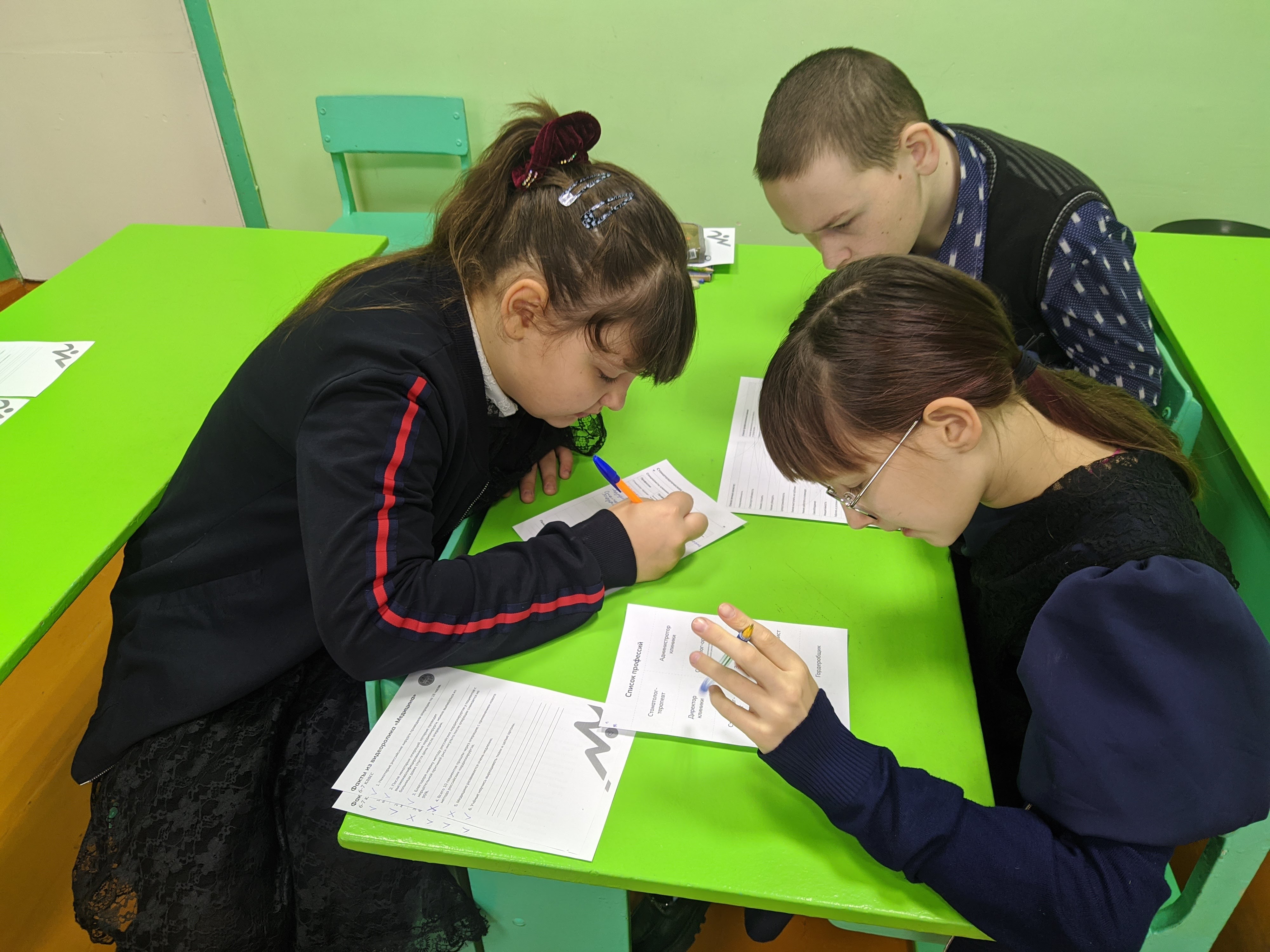 Занятие по профориентации 3 класс