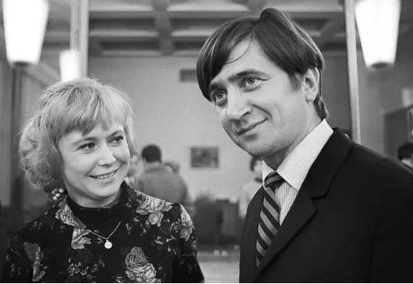 Светлана Немоляева и румынский актёр Дюмитрю Фюрдю, 1969 год