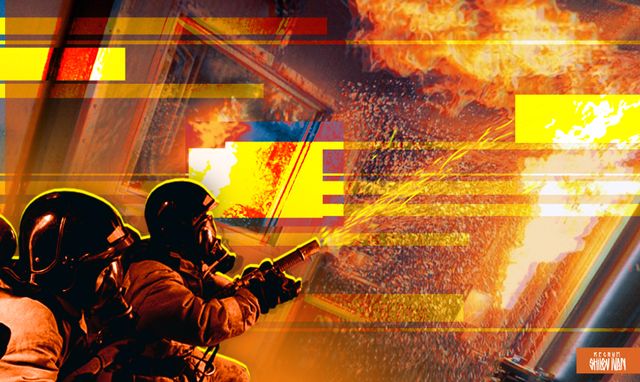 Кличко заявил о пожаре в Киеве площадью 2000 квадратных метров