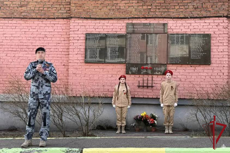 В Бурятии росгвардейцы приняли участие в митингах, посвященных памяти погибшим в годы Великой Отечественной войны