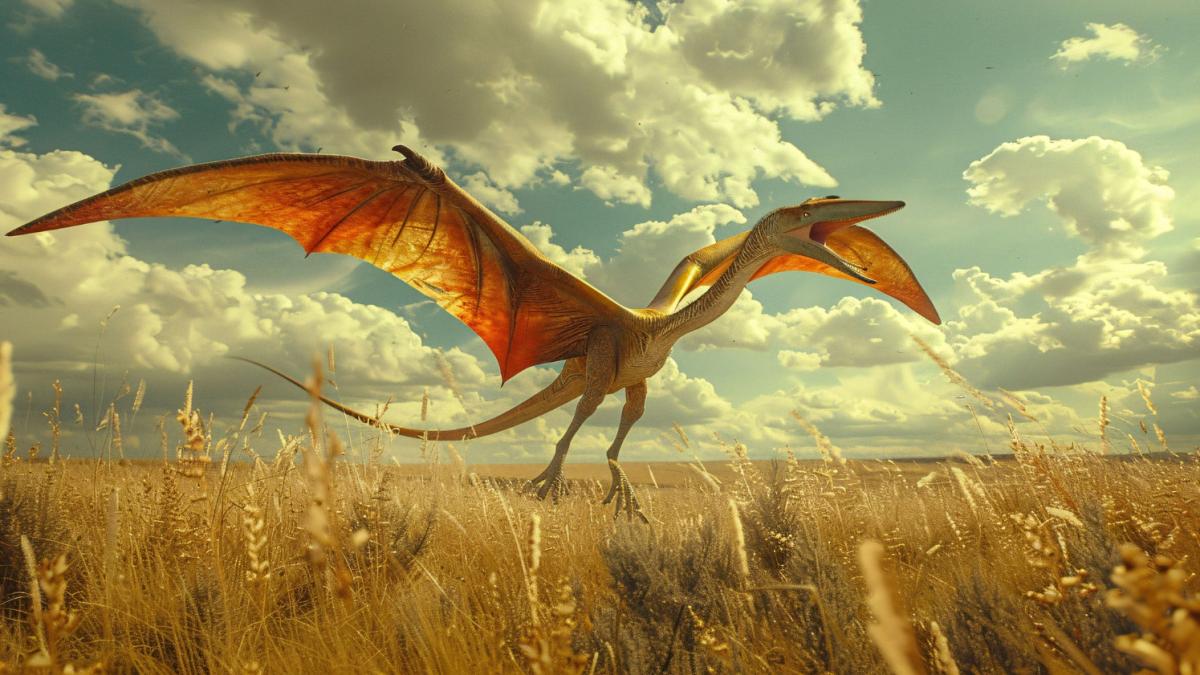 Птеродактил в естественной среде