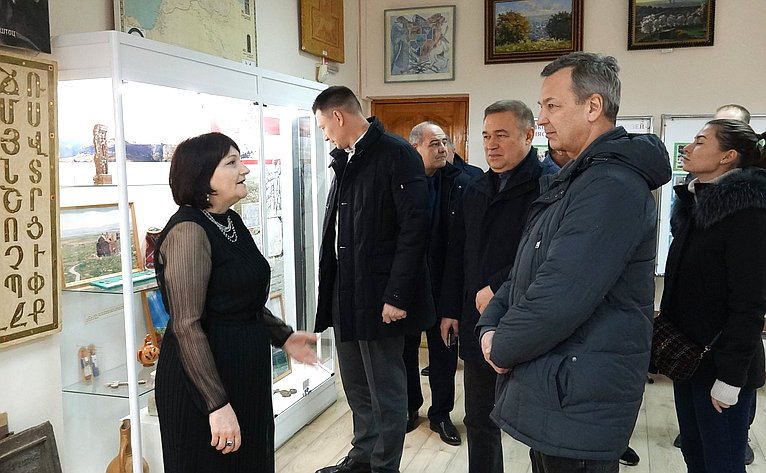 Первый заместитель Председателя СФ Андрей Яцкин и председатель Комитета СФ по аграрно-продовольственной политике и природопользованию Александром Двойных посетили Ростовскую область