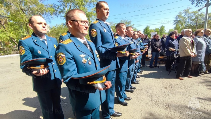 В Челябинском гарнизоне открыли мемориальные доски ветеранам пожарной охраны