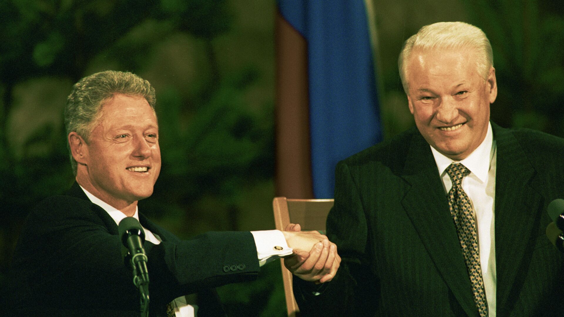 Ельцин в сша