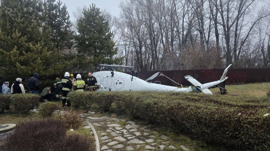 Произошла авария частного вертолета в Уфе