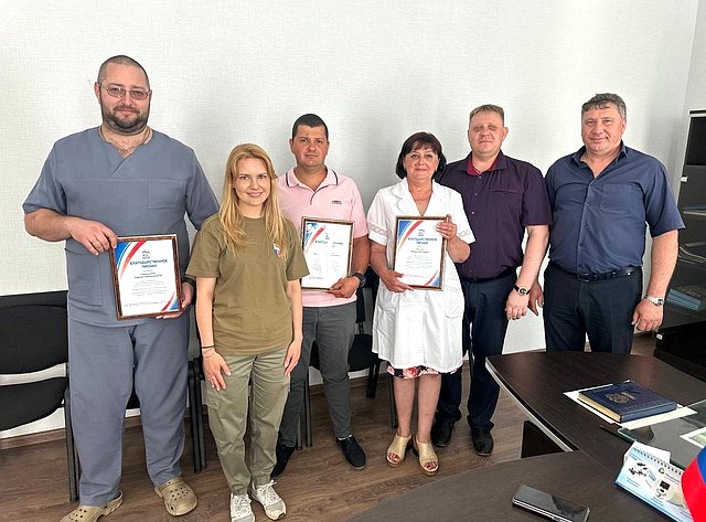 Дарья Лантратова проверила ход восстановления социальных объектов Марковского района ЛНР