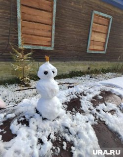 В Хабаровском крае уже лепят снеговиков