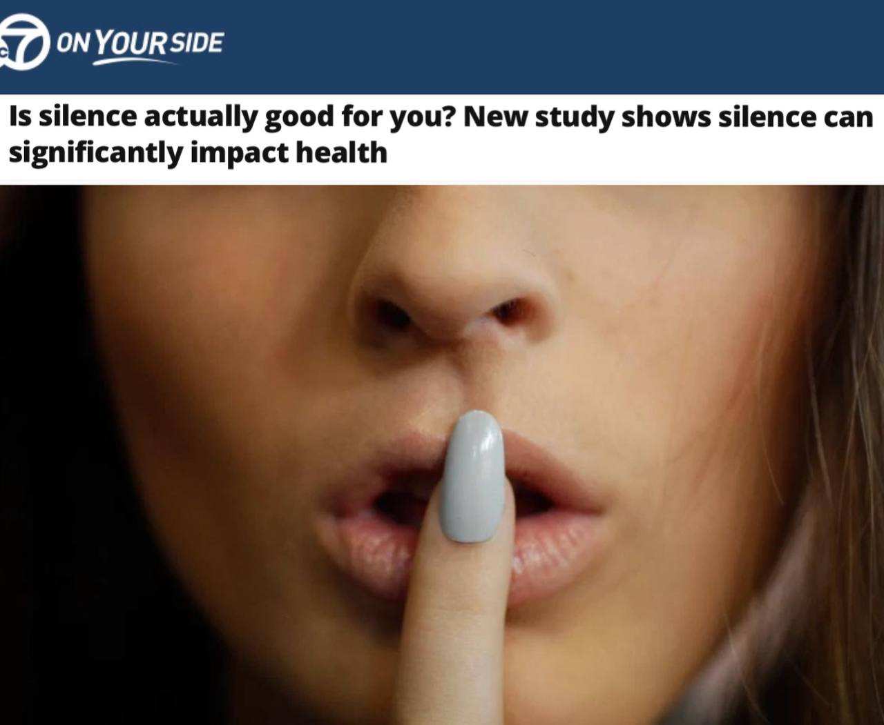 Три дня молчания сделают вас умнее и спокойнее — учёные | Русская весна