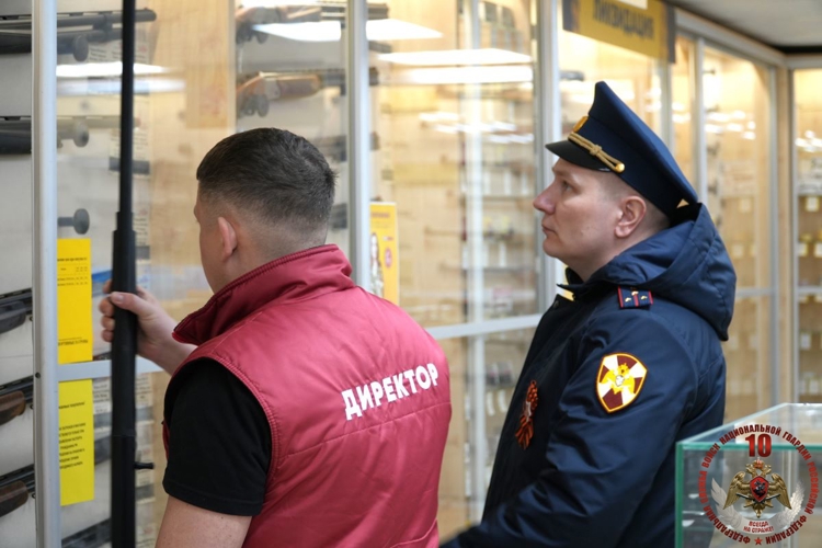 Представители Росгвардии приняли участие в обеспечении безопасности празднования Дня Победы