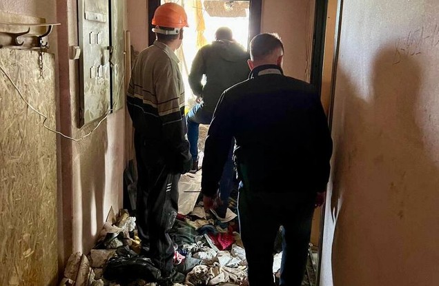 Мэр Белгорода проверил ход демонтажа поврежденной части дома на ул. Щорса и работу информцентр