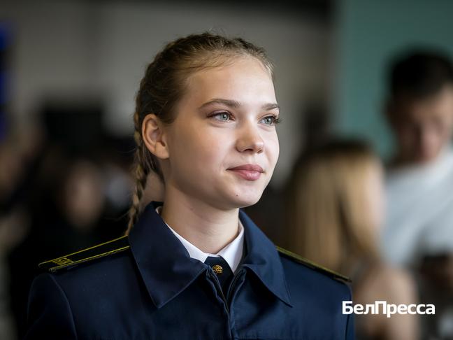 Студентка белгородского правоохранительного колледжа Татьяна Гридчина
