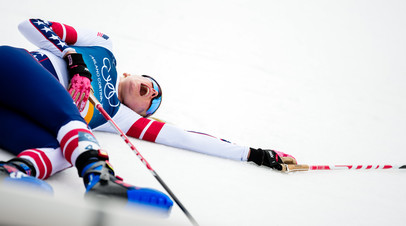 Американская лыжница Джессика Диггинс взяла медаль с переломом ребра