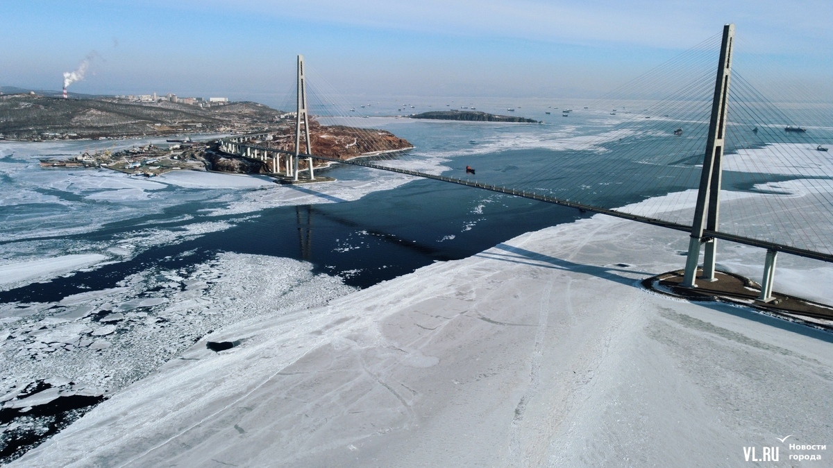 владивосток море зимой