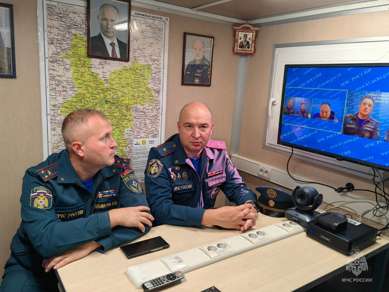 В Кирове прошла плановая тренировка по реагированию на условную чрезвычайную ситуацию