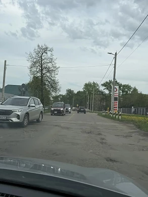 Новая дорога, ведущая к выезду на Кинешму разрушена
