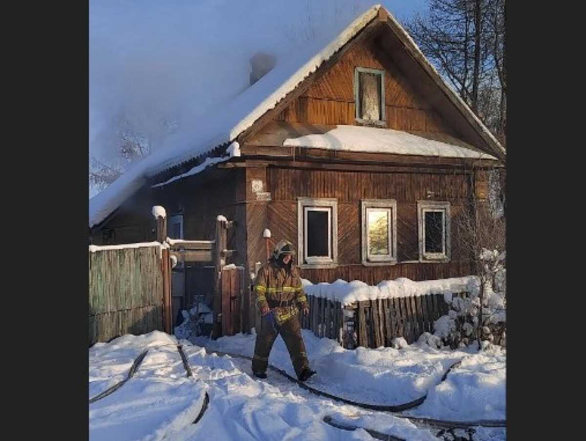 На пожаре погибла 78-летняя женщина.