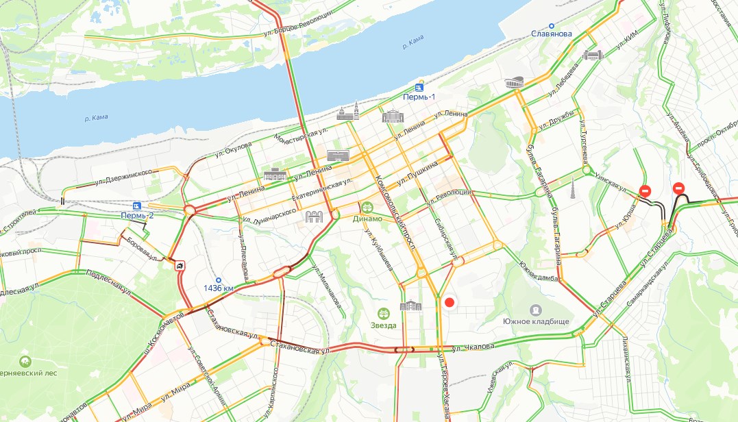 Карта пермь куйбышева. Дорога Воткинск Пермь пробки.