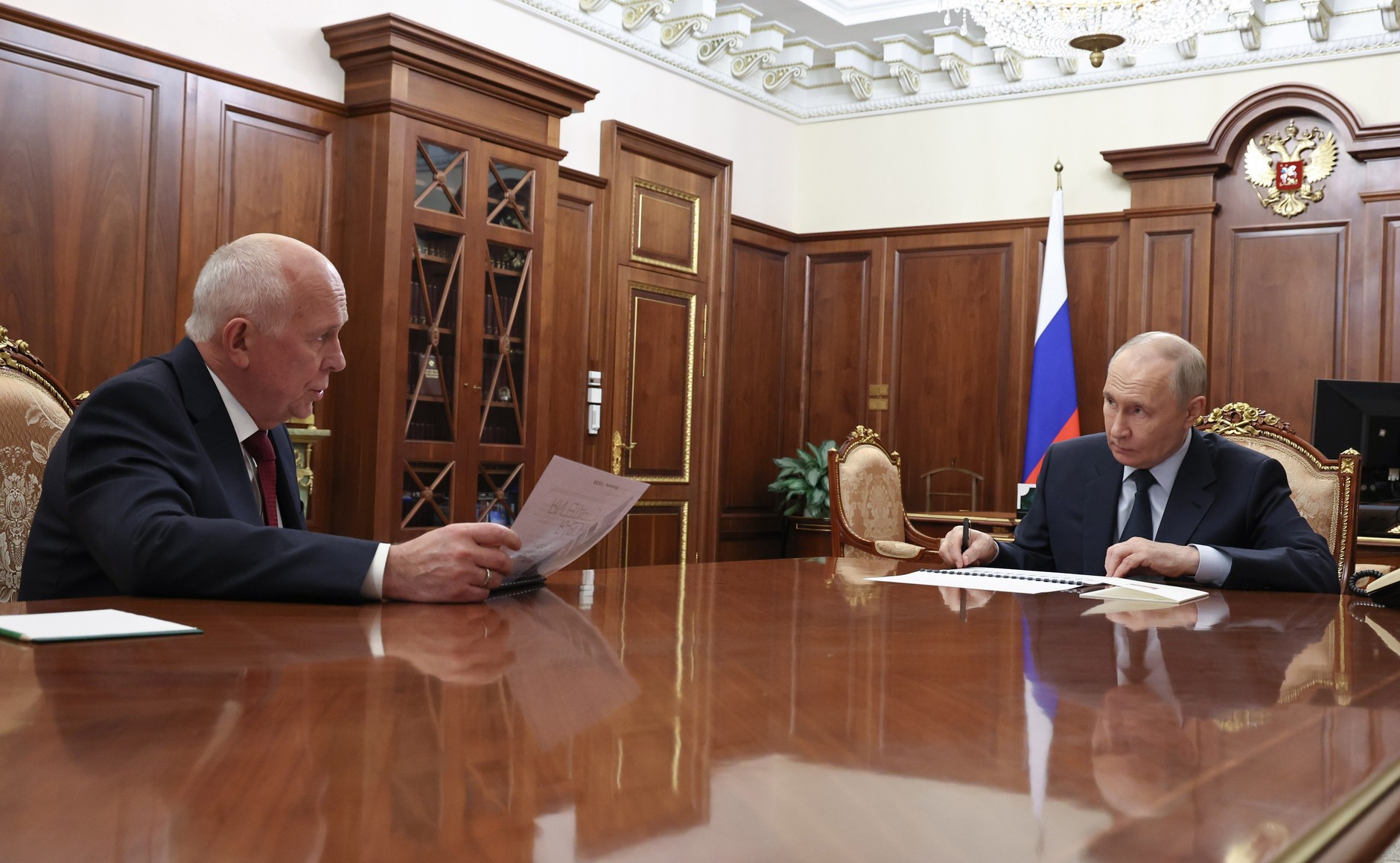 Сергей Чемезов и Владимир Путин