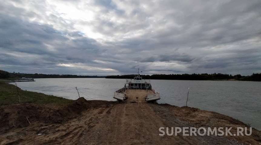 По омской Таре пустили паром без расписания