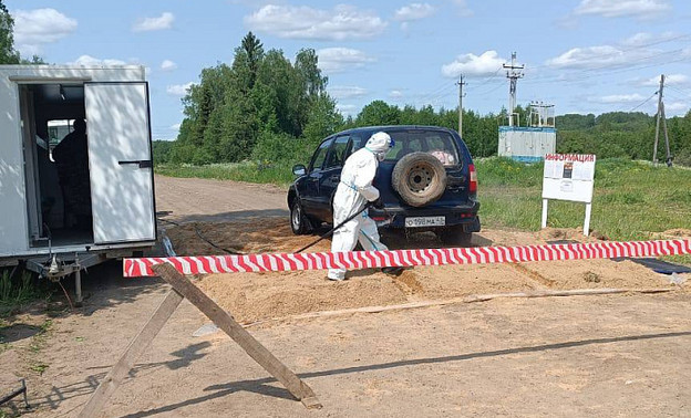 В Фаленском районе провели учения по борьбе с африканской чумой свиней