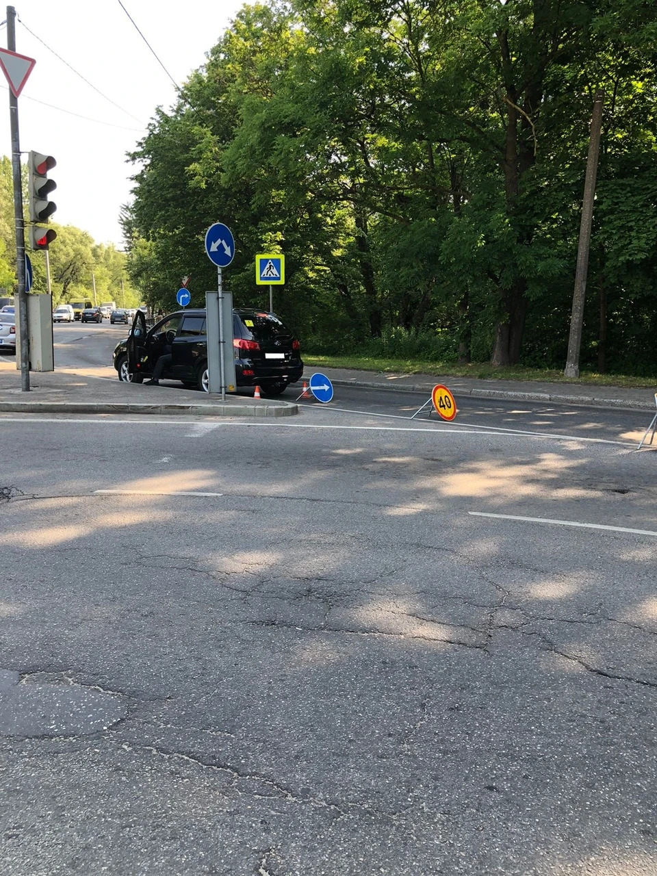Карта калининграда со знаками дорожного движения