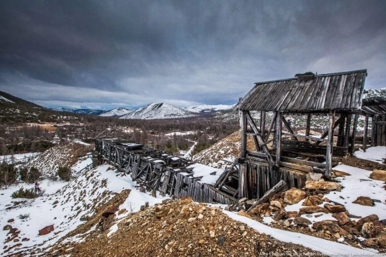 Остатки лагеря 