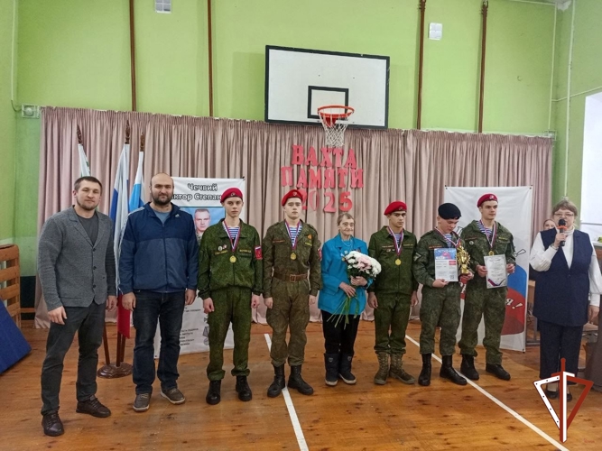 Сотрудники ОМОН Росгвардии прияли участие в мероприятии памяти Героя России Виктора Чечвия в Свердловской области